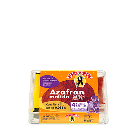 Saffron Powder<br />Plastic case 1g