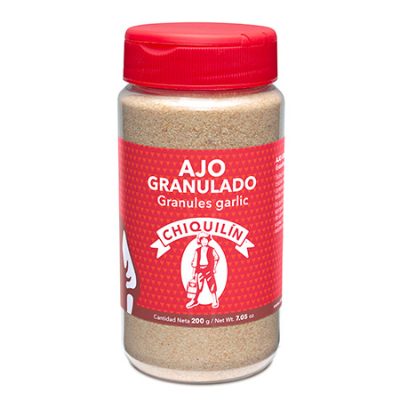 Bote mini<br/>Ajo Granulado 200g