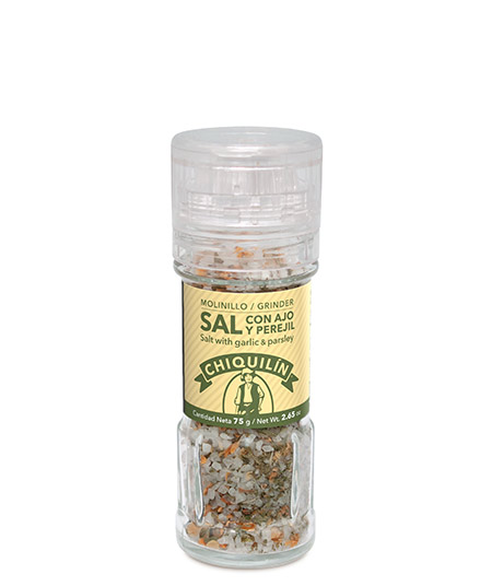 Salt with Garlic & Parsley<br />Grinder 75g