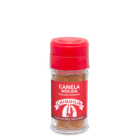 Tarro plástico Canela Molida 24g