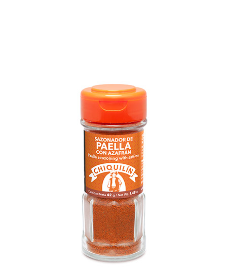 Tarro cristal Sazonador Paella<br/>con Azafrán 42g