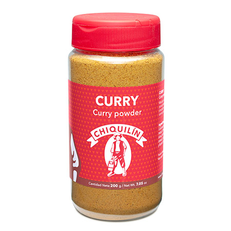 Curry<br/>Mini plastic jar 200g