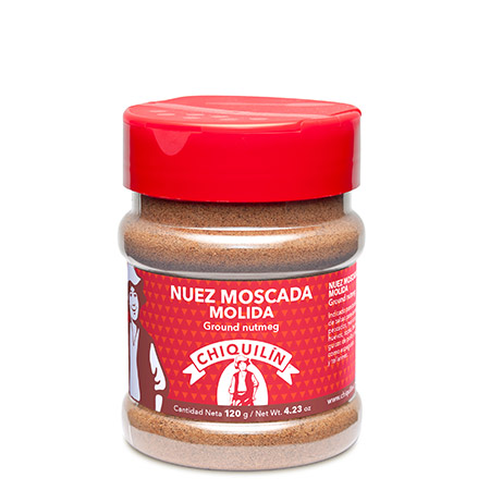 Ground nutmeg<br/>PM plastic jar 120g