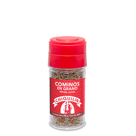 Tarro plástico<br/>Cominos en Grano 23g