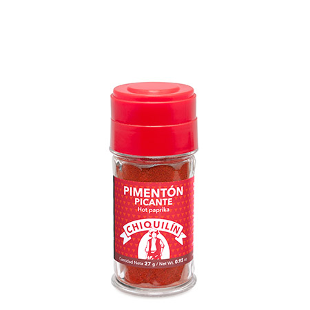 Tarro plástico Pimentón Picante 27g