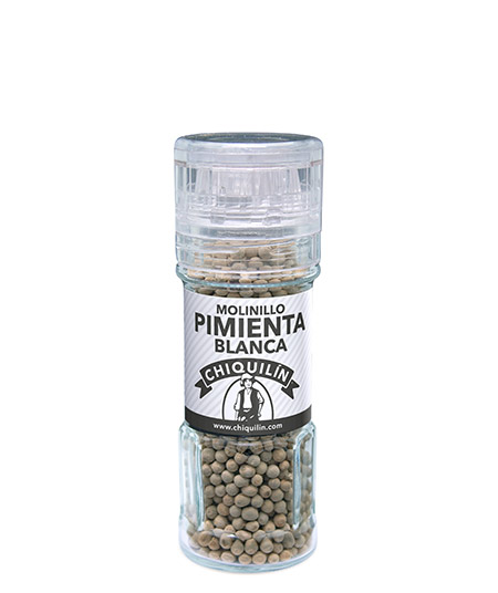 Molinillo Pimienta blanca grano 50g